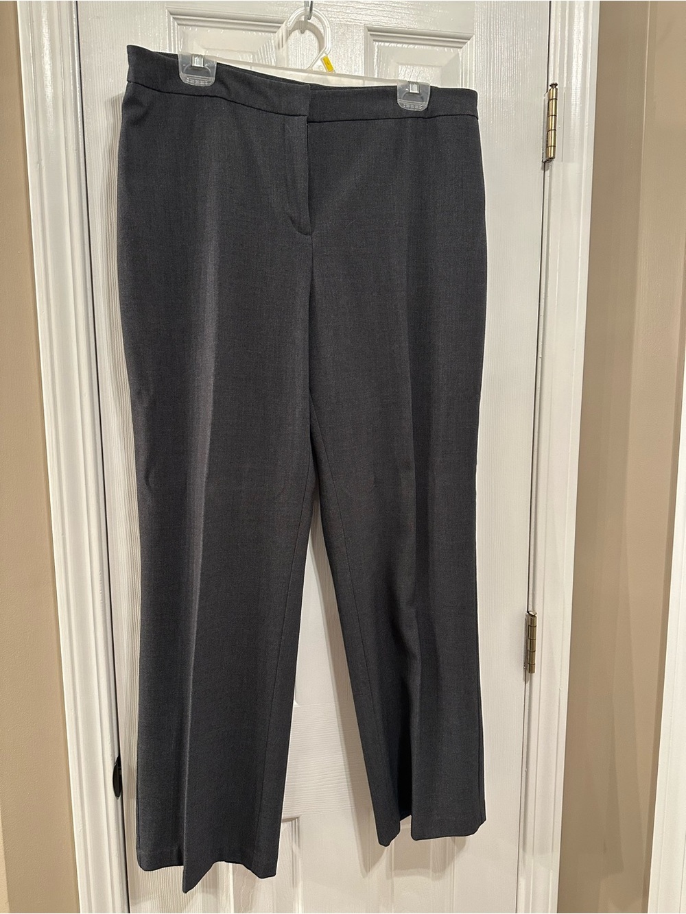 croft & barrow Women's Charcoal Straight-Leg Dress Pants